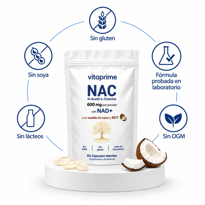 Nac 600mg con Nad+ Formato pequeño